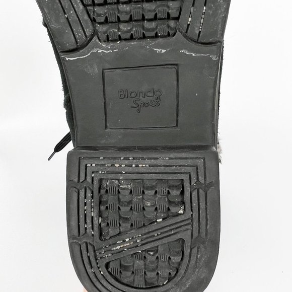 Blondo Sport Waterproof Winter Snow Boots Lace Up Faux Fur Lined Suede Leather 7 - Picture 10 of 11